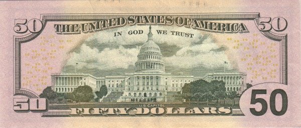United States 50 Dollar Federal Reserve Note - XF Variant